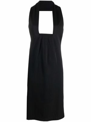 Comme Des Garçons Pre-Owned jupe mi-longue à bretelles (1989) - Noir