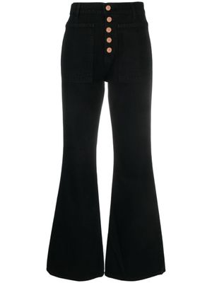Ulla Johnson jean The Lou à coupe évasée - Noir