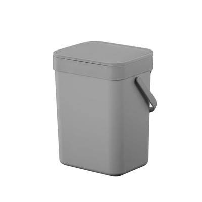 EKO puro ii foodwaste caddy afvalemmer 5l grijs