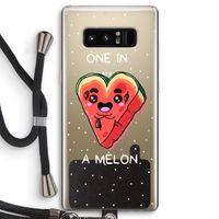 One In A Melon: Samsung Galaxy Note 8 Transparant Hoesje met koord One In A Melon: Samsung Galaxy Note 8 Transparant Hoesje met koord