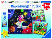 Ravensburger puzzel Animal explorers 3x49 stukjes
