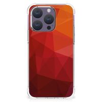 Shockproof Case voor iPhone 15 Pro Polygon Red