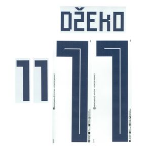 Dzeko 11 Bedrukking Set Bosnië 2018-2019