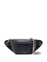 Alexander McQueen sac banane en cuir à logo embossé - Noir Alexander McQueen sac banane en cuir à logo embossé - Noir