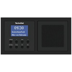 TechniSat DIGITRADIO UP 1 Stopcontactradio DAB+, VHF (FM) Bluetooth Wekfunctie, Incl. luidspreker Zwart