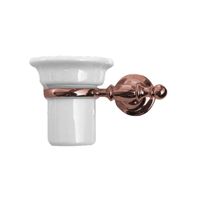 Bekerhouder Sapho Perla Hangend 5.5x15 cm Rose Goud / Wit Sapho