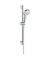 Hansgrohe Croma Select S doucheset waterbesparend met 3 standen handdouche en glijstang 65cm chroom