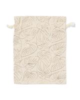 HEMA Cadeauzakje van stof M bladeren