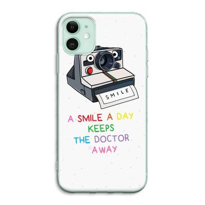 Smile: iPhone 11 Transparant Hoesje