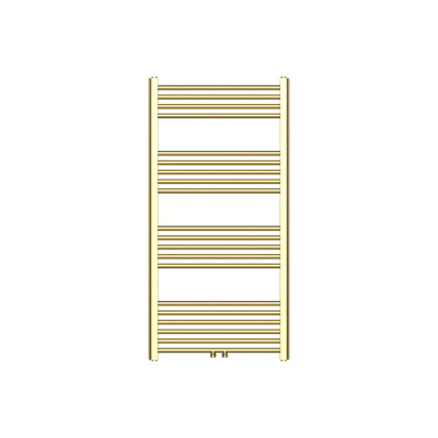 Belrad - CV-Handdoekradiator - Geborsteld Goud/Messing - 1200x600 mm - 414 Watt