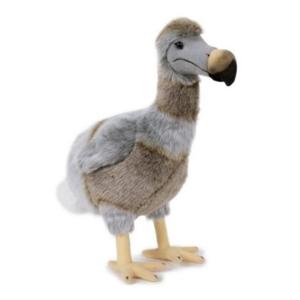 Semo Pluche bruin/grijze dodo vogel knuffel - 38 cm - speelgoed - uitgestorven vogels