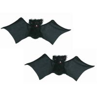 3x stuks horror decoratie vleermuis 42 cm