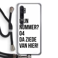 Da ziede van hier: Xiaomi Mi Note 10 Pro Transparant Hoesje met koord