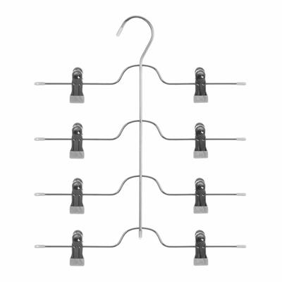 Meervoudige Hanger 5five Simply Smart Zilverkleurig Lichtgrijs Ijzer 32,5 x 37,6 cm Klemt Broeken