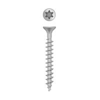 Dynaplus kozijnschroef [200x] - AR-SILVER - platkop - TX-20 - 4.0x40mm - thumbnail