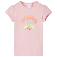 Kindershirt 116 lichtroze