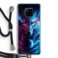 Where Light And Dark Meet: Huawei Mate 20 Pro Transparant Hoesje met koord