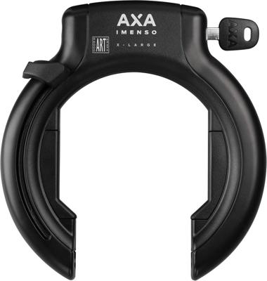 Ringslot AXA Imenso X Large met insteekgat ART** zwart