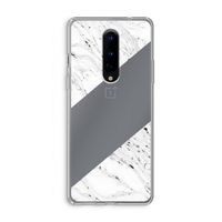Biggest stripe: OnePlus 8 Transparant Hoesje