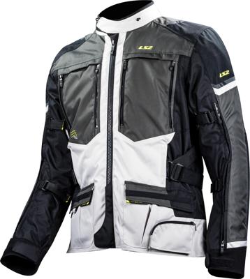 LS2 Jacket norway man black grey yellow m
