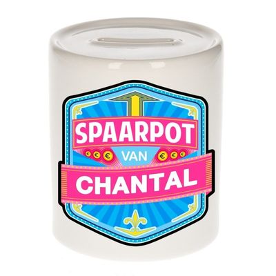 Vrolijke Chantal spaarpotten voor kinderen