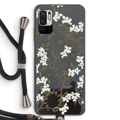 Blossoming spring: Xiaomi Redmi Note 10 5G Transparant Hoesje met koord