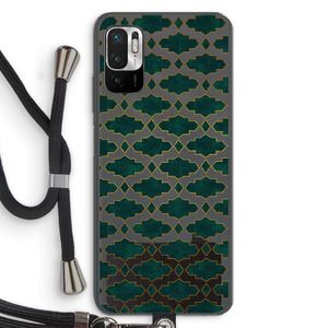 Moroccan tiles: Xiaomi Redmi Note 10 5G Transparant Hoesje met koord