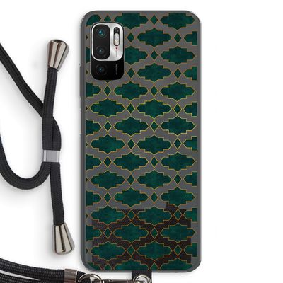 Moroccan tiles: Xiaomi Redmi Note 10 5G Transparant Hoesje met koord