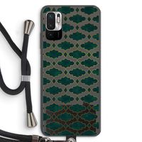 Moroccan tiles: Xiaomi Redmi Note 10 5G Transparant Hoesje met koord