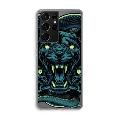Cougar and Vipers: Samsung Galaxy S21 Ultra Transparant Hoesje