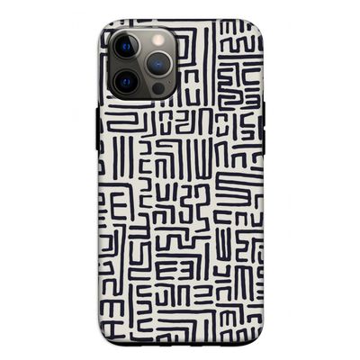 Moroccan Print: iPhone 12 Tough Case
