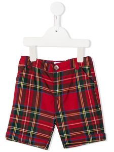 Siola short à motif tartan - Rouge