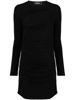 DSQUARED2 robe courte à manches longues - Noir