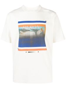 Heron Preston t-shirt Misprinted à imprimé graphique - Blanc