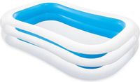 Intex Opblaasbaar zwembad Family Pool blauw - thumbnail