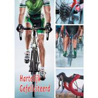 Wenskaarten Gefeliciteerd pak a 10 stuks Wenskaarten Gefeliciteerd pak a 10 stuks