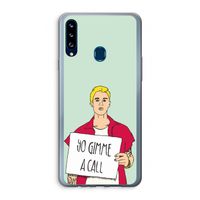 Gimme a call: Samsung Galaxy A20s Transparant Hoesje Gimme a call: Samsung Galaxy A20s Transparant Hoesje
