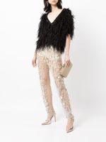 Jenny Packham pantalon fuselé à sequins - Tons neutres