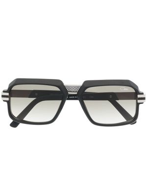 Cazal lunettes de soleil à monture rectangulaire - Noir