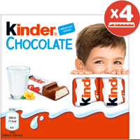 Kinder Chocolate 4 Reepjes 50 g bij Jumbo