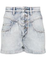 MARANT ÉTOILE short Jovany à taille haute - Bleu - thumbnail