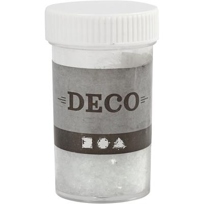 Creativ Company Glitter, afm 1-3 mm, transparant, 30 gr/ 1 doosje