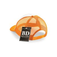 Oranje boven snapback cap/ truckers petje oranje voor dames en heren - Verkleedhoofddeksels