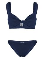 Hunza G bikini Juno à effet froissé - Bleu