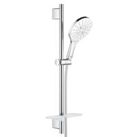 GROHE Vitalio Smartactive Glijstangset - 60cm - ronde handdouche - 3 straalsoorten - gladde doucheslang - met zeepschaal - chroom 26598000