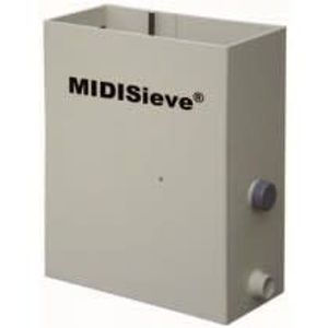 MidiSieve Zeefbochtfilter 300 Micron - Compacte Vijverwaterfilter voor Kristalhelder Water