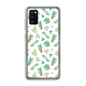 Ananas bladeren: Samsung Galaxy A41 Transparant Hoesje