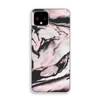 Roze stroom: Pixel 4 Transparant Hoesje