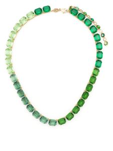 Swarovski Millenia crystal-embellished necklace - Vert