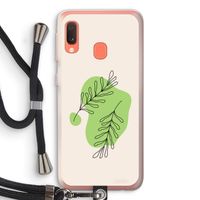 Beleaf in you: Samsung Galaxy A20e Transparant Hoesje met koord